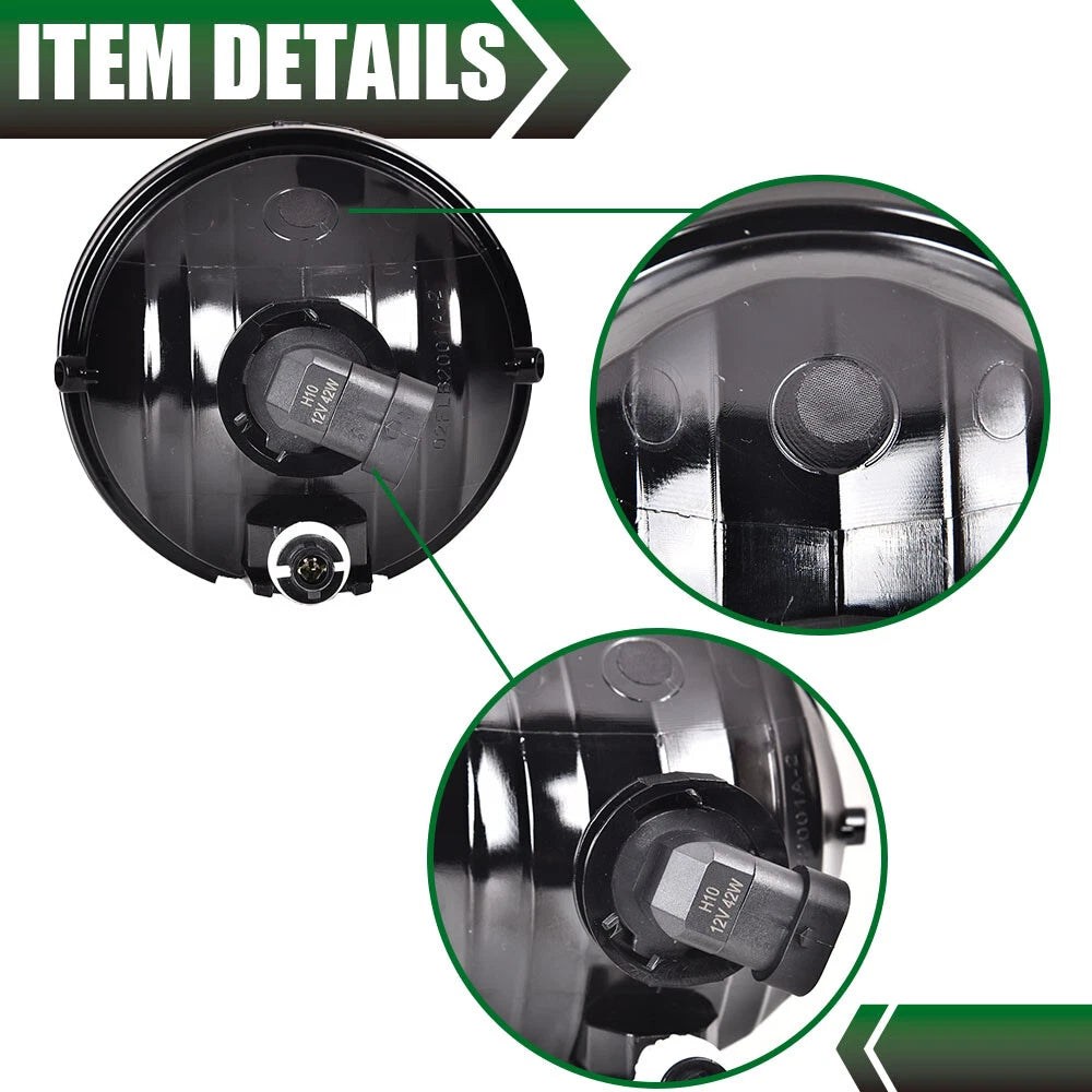 Set of 2 Yellow Bumper Fog Lights for Toyota Tacoma (2005–2011)