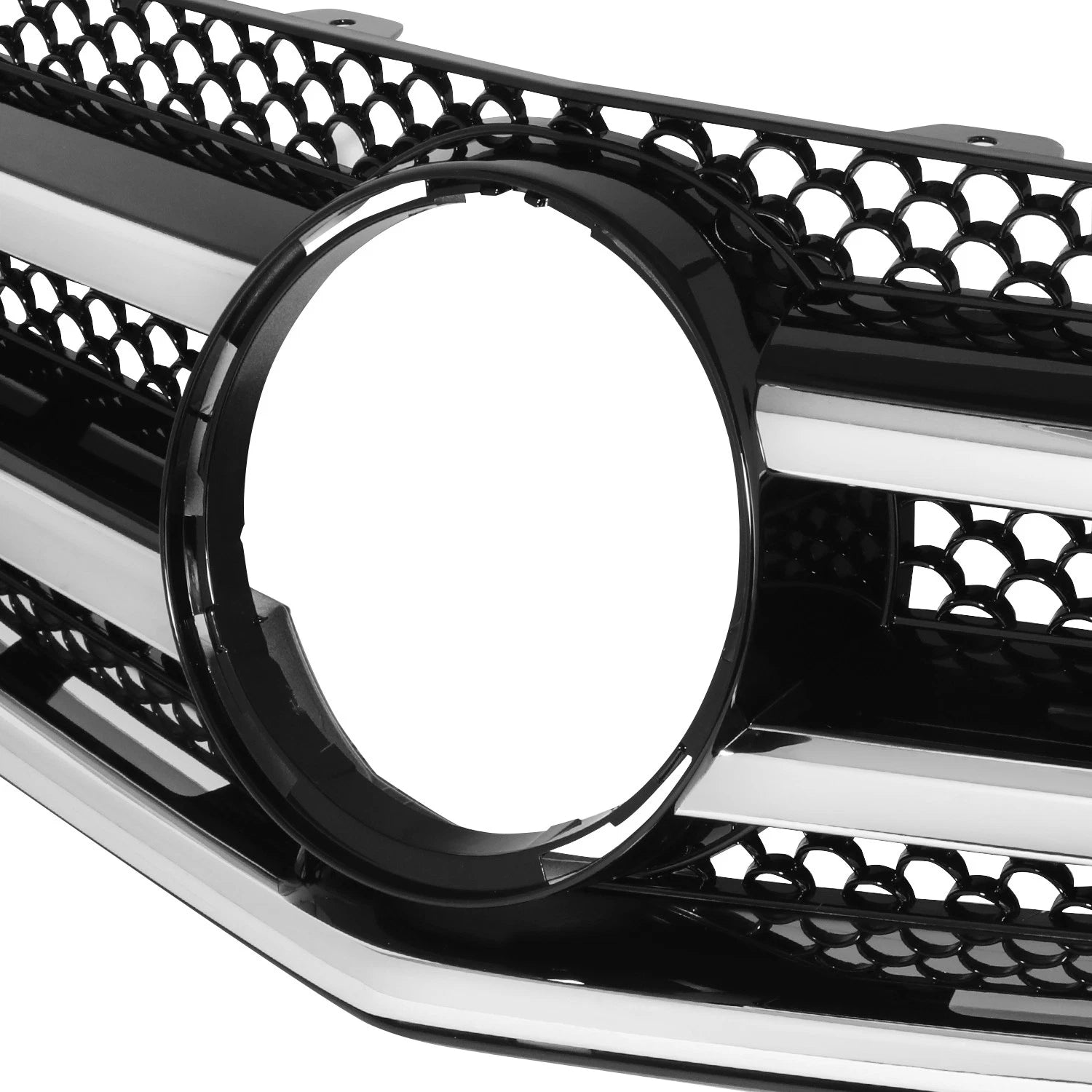 Front Bumper Grill for Mercedes-Benz C230 C250 C300 C350 C63 AMG (2008–2011)