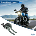 Adjustable Short Brake Clutch Lever for Honda Monkey 125 (2019–2024) Titanium Tone