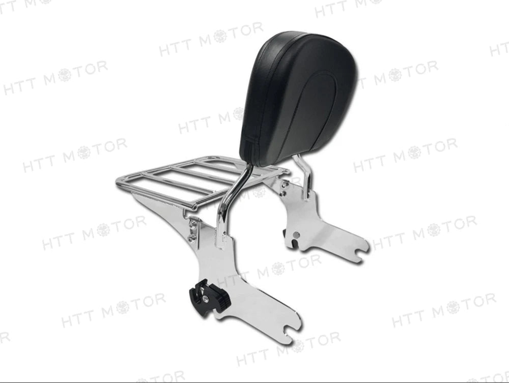 Backrest Sissy Bar with Luggage Rack for Harley Road King FLHT FLHX FLTR (1997–2008)