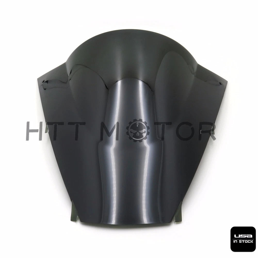 Smoke Black Double Bubble Windscreen for Kawasaki ZX12R (2002–2005)