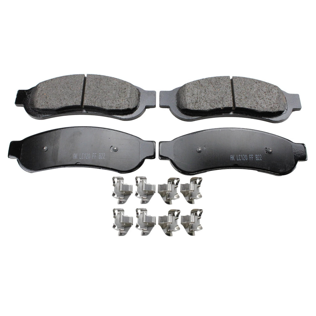Set of 4 Akebono ProACT Rear Ceramic Brake Pads for Ford F-250 F-350 SD (2005–2023)