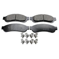 Set of 4 Akebono ProACT Rear Ceramic Brake Pads for Ford F-250 F-350 SD (2005–2023)