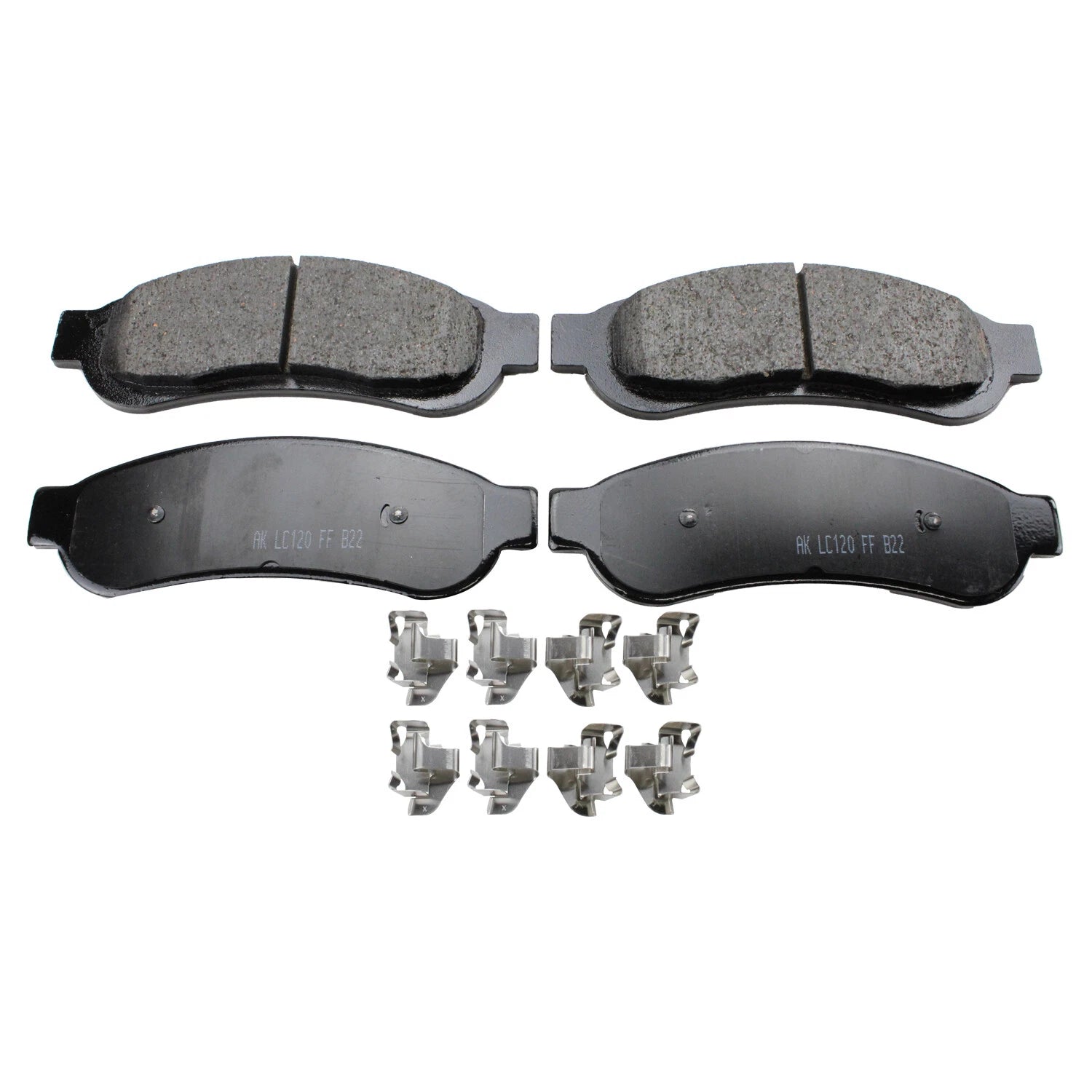 Set of 4 Akebono ProACT Rear Ceramic Brake Pads for Ford F-250 F-350 SD (2005–2023)