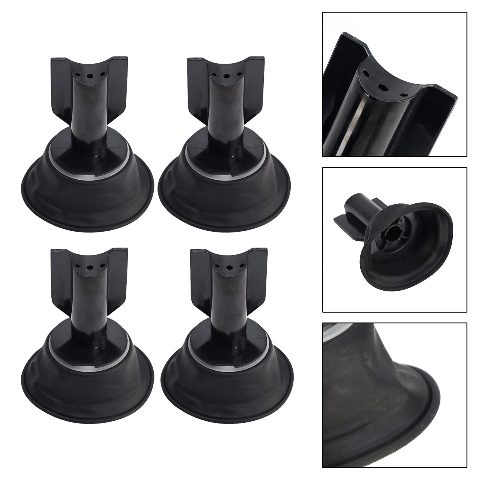 Set of 4 Diaphragm Carburetor Membranes for Yamaha TDM850 (1991–2001)