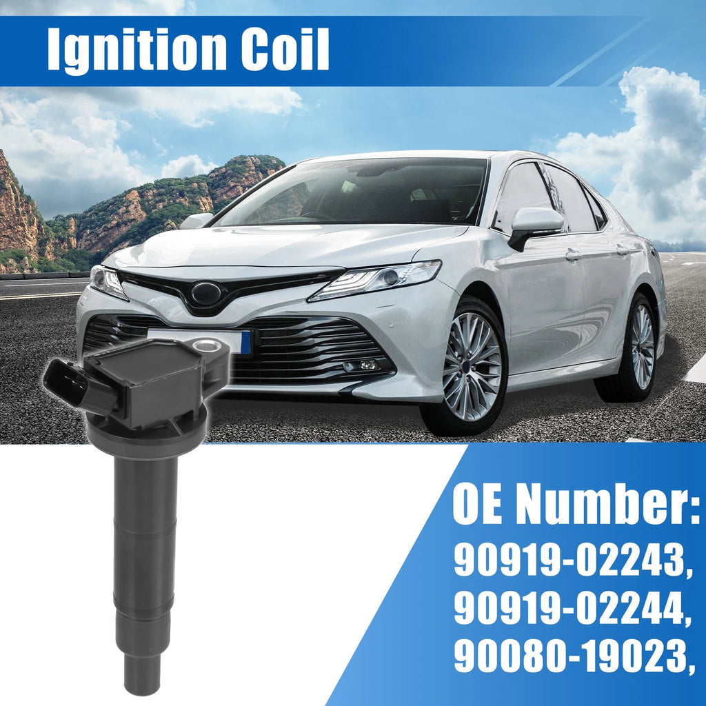 Ignition Coil Set of 2 for Toyota Camry, Scion (90919-02243, 90919-02244, C1330, UF333)