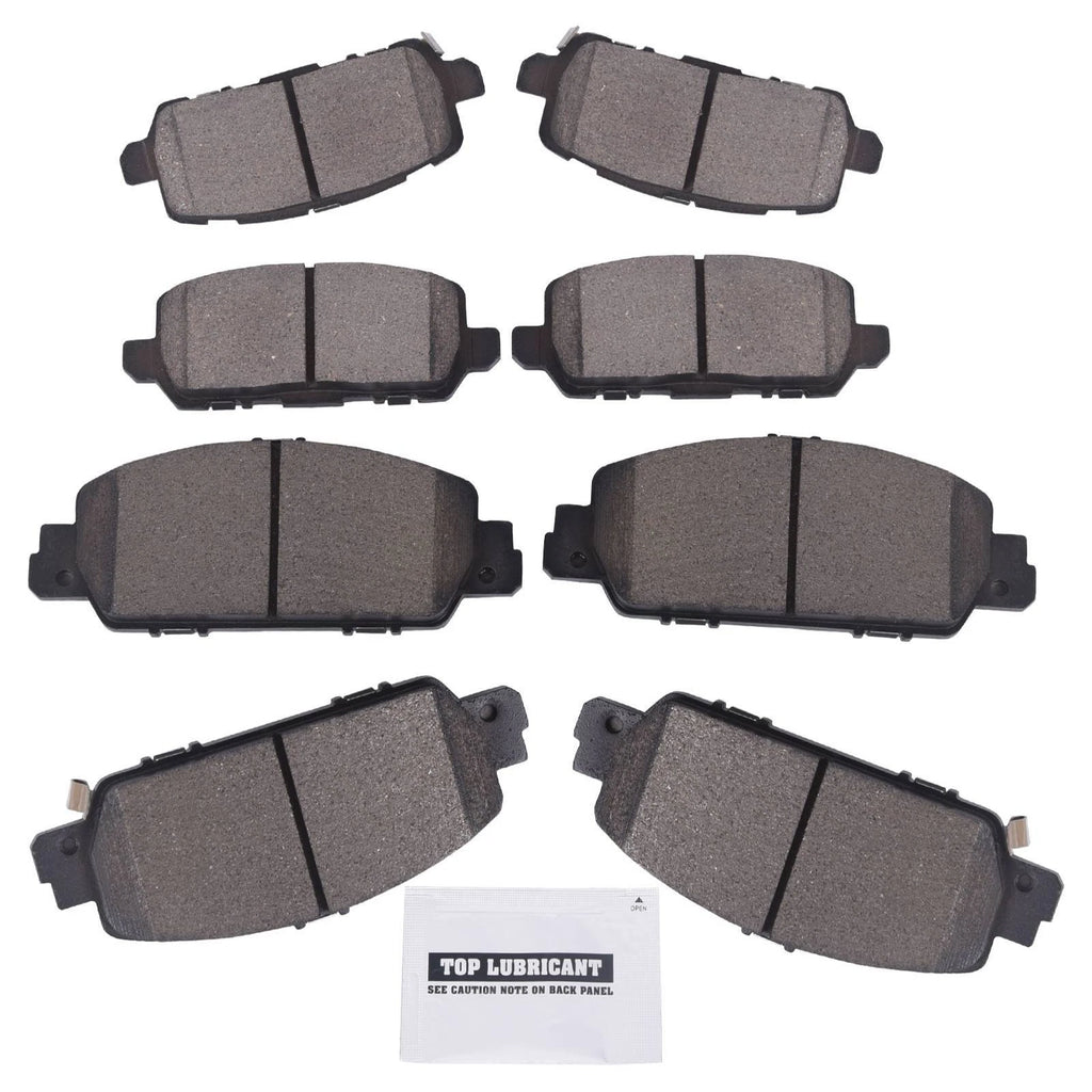 Set of 8 Ceramic Brake Pads for Honda HR-V (2016–2022)