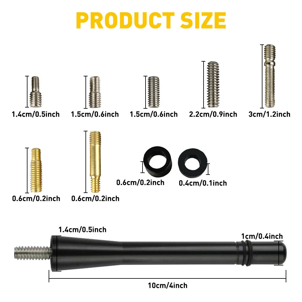 4-Inch Short Antenna for Universal Car (AM/FM)