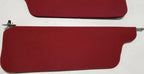 Sun Visor Set for Lincoln Town Car (1989) - Red Cloth OEM
