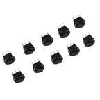 Rocker switch 10 x SPST 2-pin Red LED for Marine Boat Car RV Motorcycle