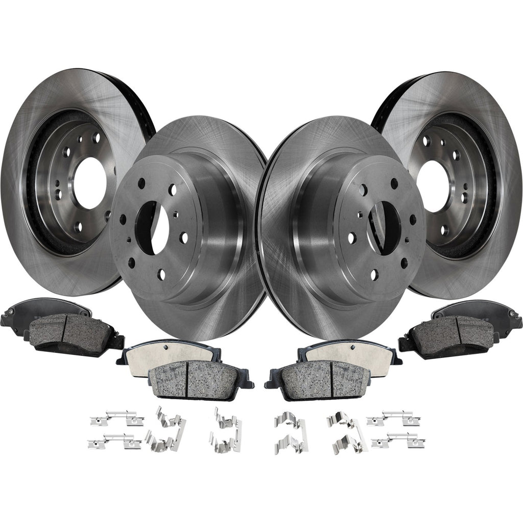 Brake Rotor and Pad Set for Chevy Silverado 1500 GMC Sierra 1500 (2007–2013)