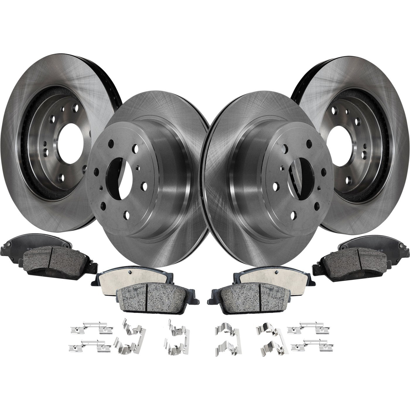 Brake Rotor and Pad Set for Chevy Silverado 1500 GMC Sierra 1500 (2007–2013)