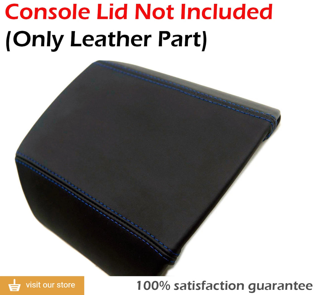 Center Console Armrest Cover for Camaro (2010–2015) Blue Stitch