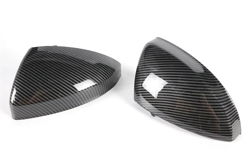 Carbon Fiber Style Side Wing Mirror Caps Covers for Audi TT (2014–2023)