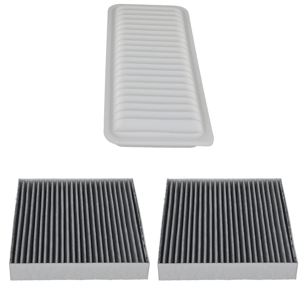 Air Filter 3 Pack for Toyota Highlander (2008–2010) V6 3.3L Cabin Engine