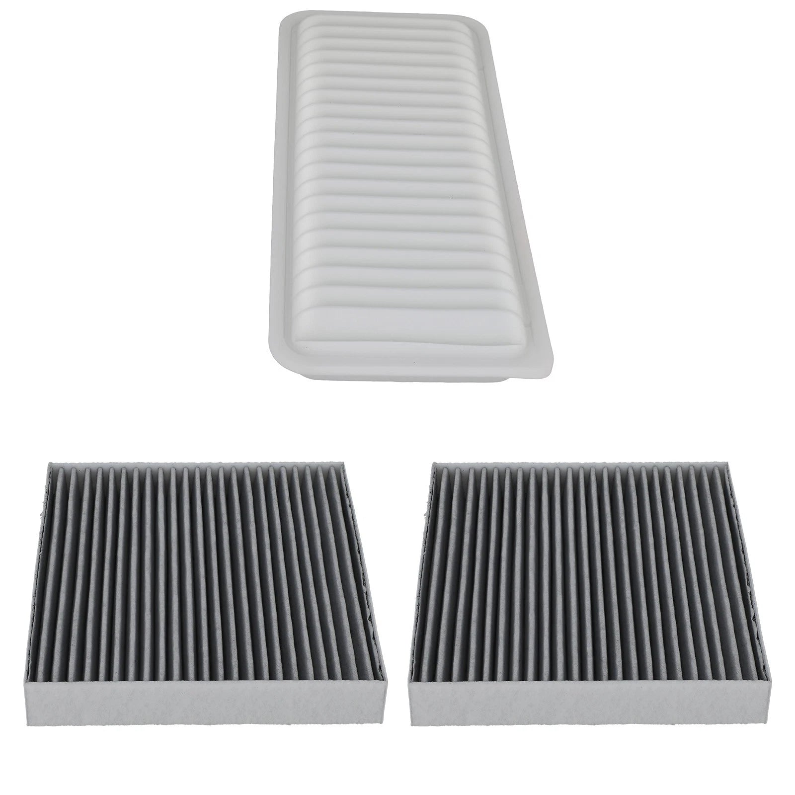 Air Filter 3 Pack for Toyota Highlander (2008–2010) V6 3.3L Cabin Engine