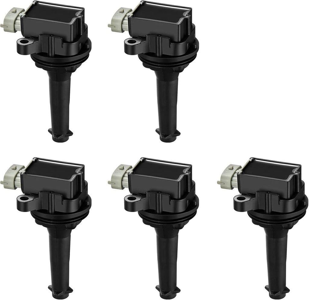 Set of 5 Ignition Coil Packs for Volvo S40 S60 V50 V70 C30 (2004–2016)