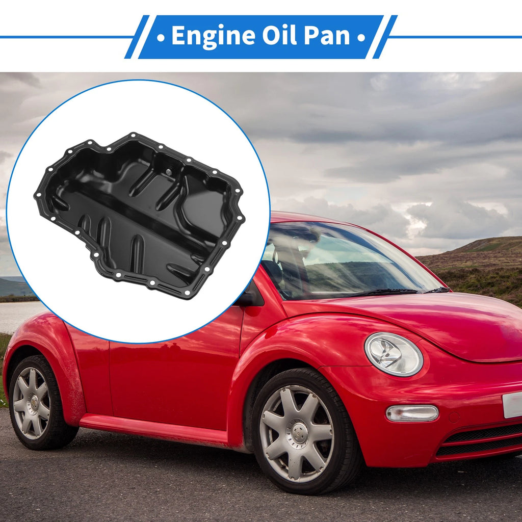 Engine Oil Pan for Volkswagen Beetle (1998–2004) No.01M321359 Iron Black