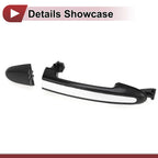 Car Door Handles Grip for Hyundai Santa Fe (2013–2018) No. 836522B000 Black Silver Tone