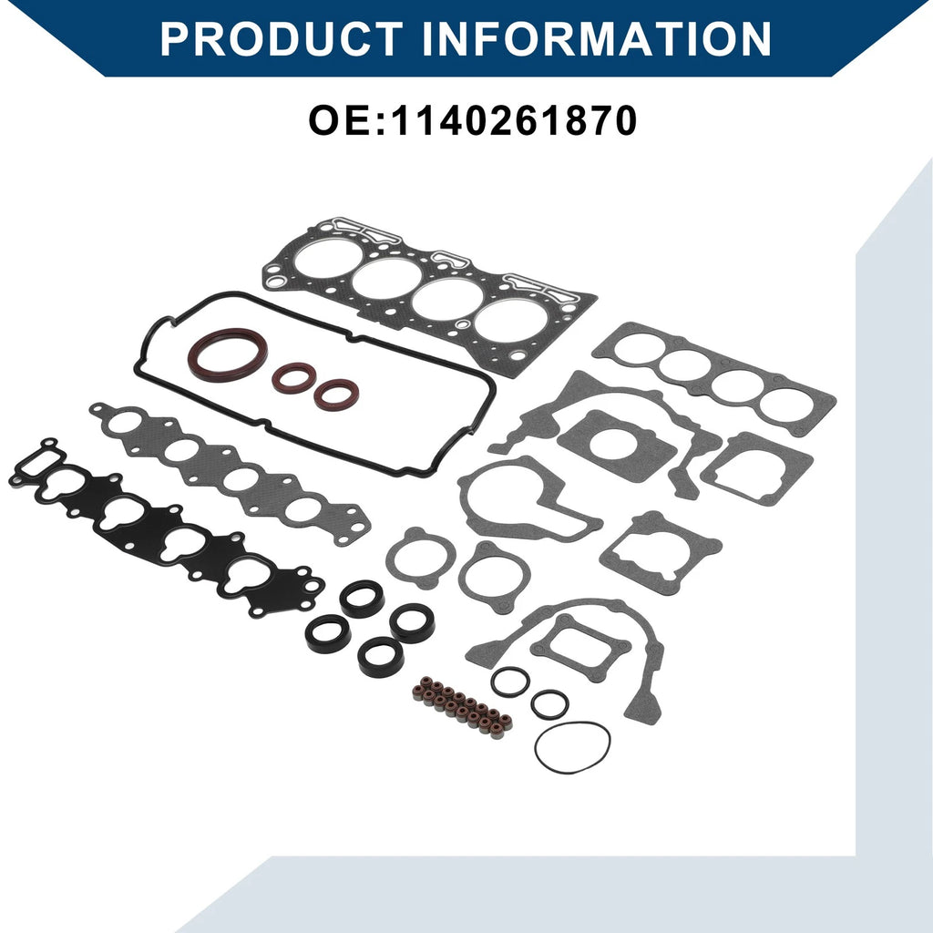 Set of 1 Cylinder Head Gasket Kit No.1140261870 for Suzuki G16B (1990–1995)