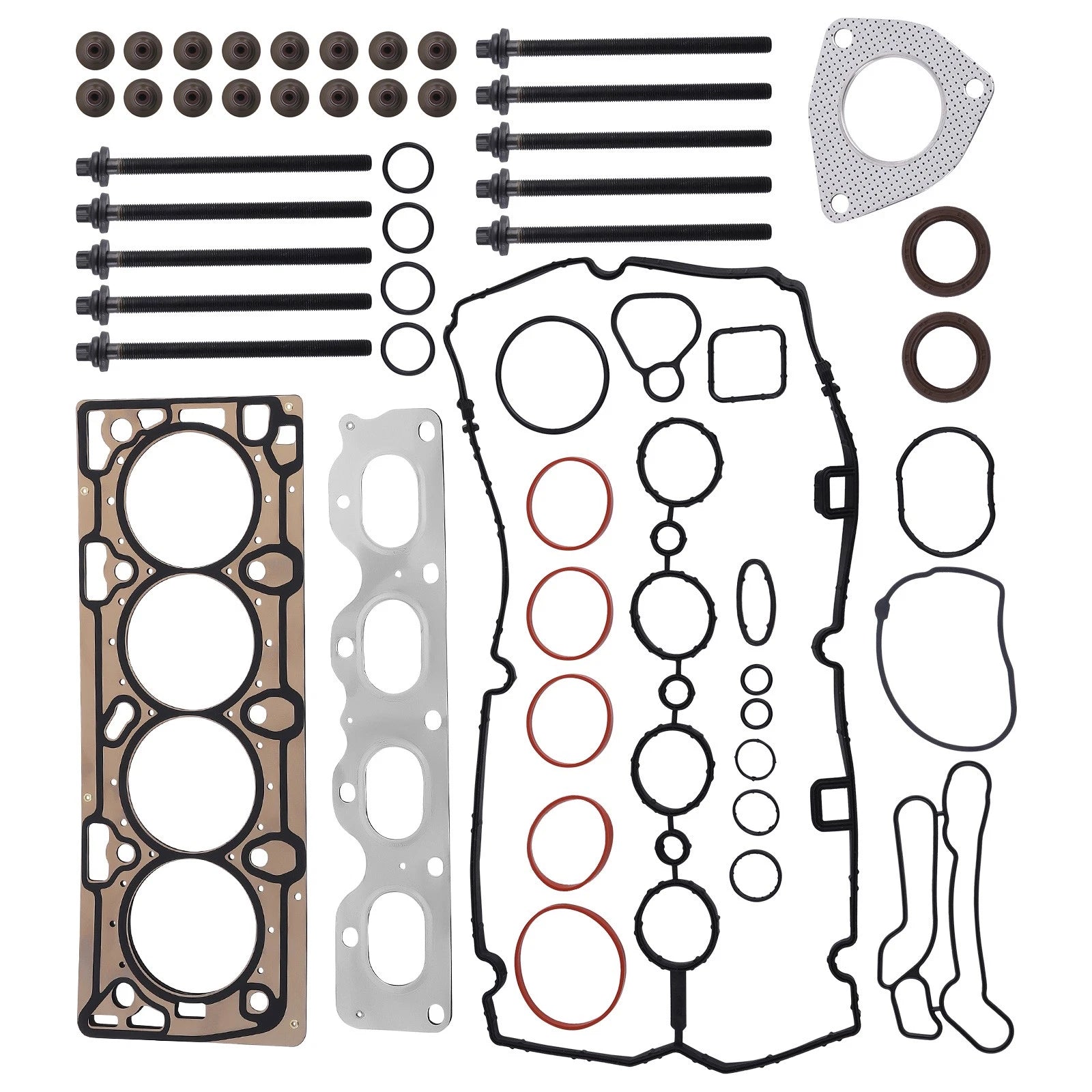 Cylinder Head Set w/ Head Bolt for Chevrolet Sonic 2011–2017 1.8L L4 DOHC