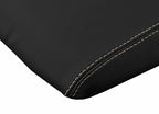 Leather Console Lid Armrest Cover for Dodge Ram (2009–2016) Beige Stitch