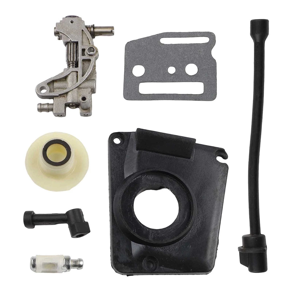 Complete Oil Pump Kit for Chinese Chainsaw (Maintenance Components)