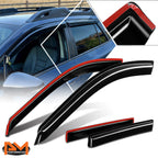 Set of 4 Tap-On Side Window Visors for Subaru Outback (2010–2014)