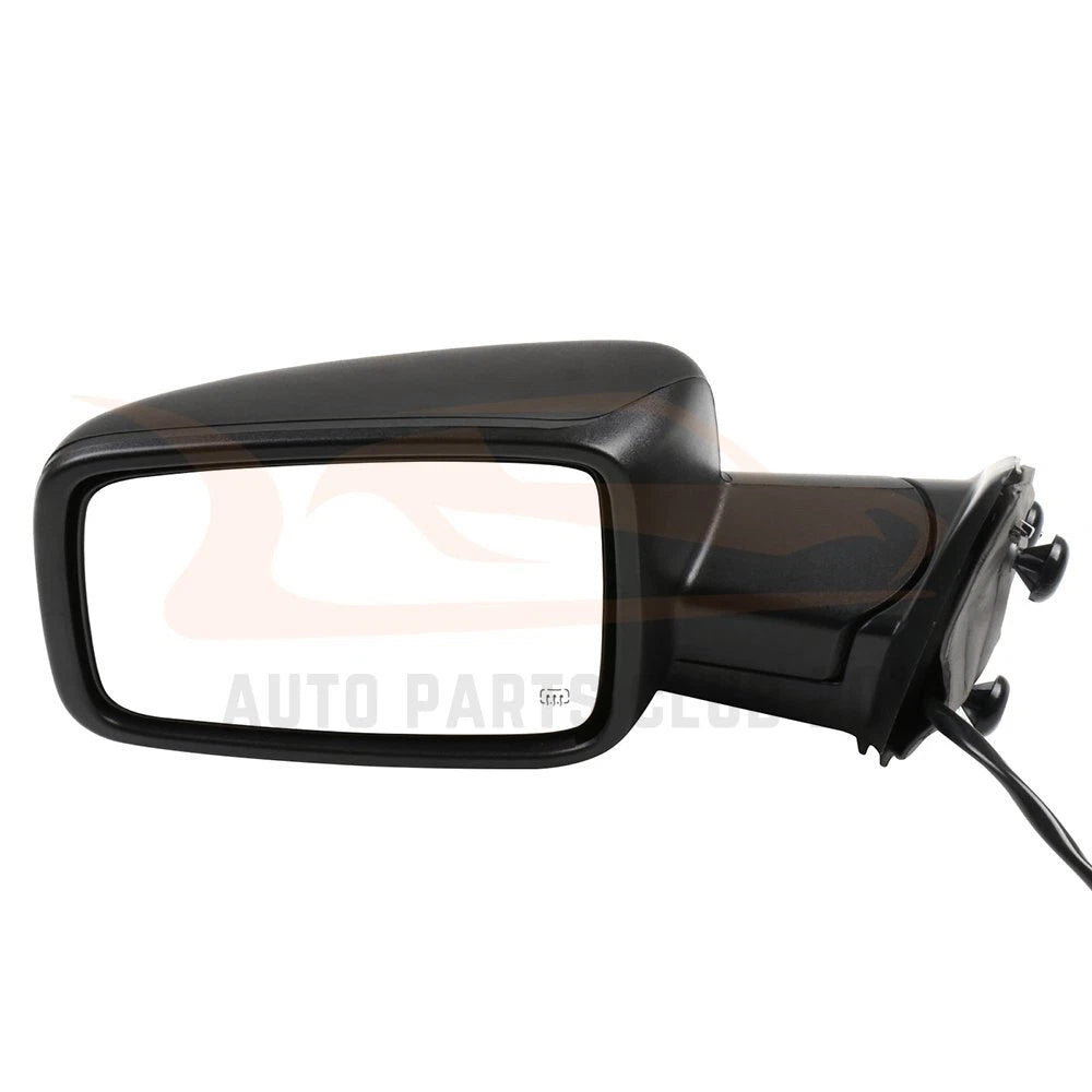 Set of 2 Power Heated Signal Black Exterior Mirrors for Dodge Ram (2009–2015)