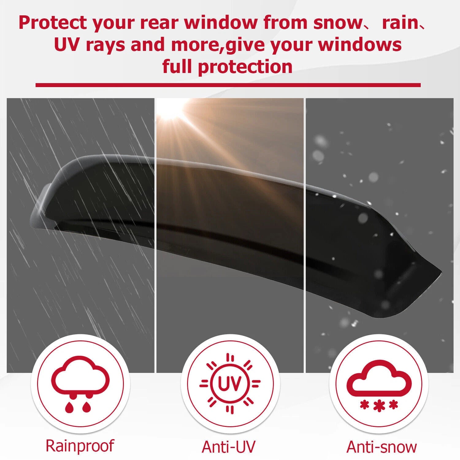 Rear Window Roof Visor Spoiler for Acura RSX DC5 (2002-2006)