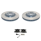 DuraGo Front Rotors & Bosch QuietCast Ceramic Brake Pads Kit for Audi A3 (2006–2013)