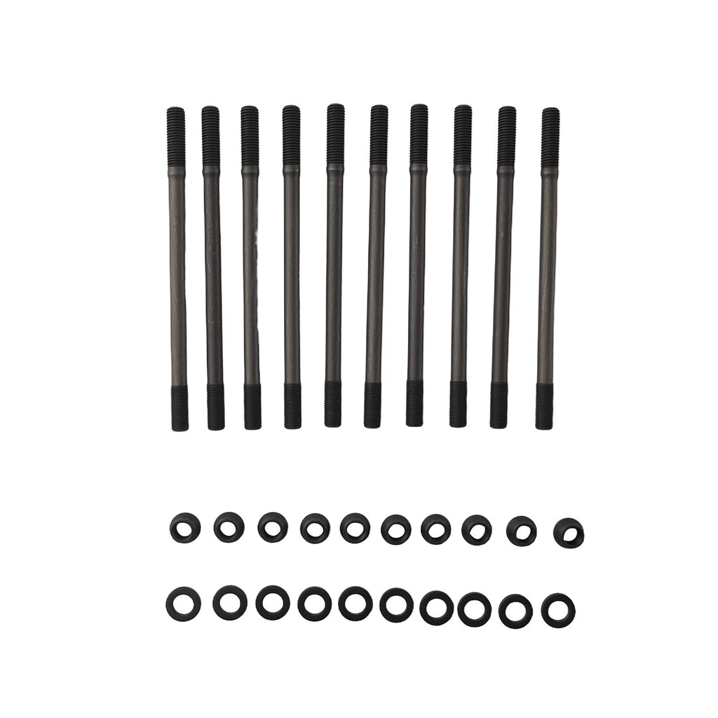 Set of 10 Black Cylinder Head Studs for Honda Civic (1994–2000)