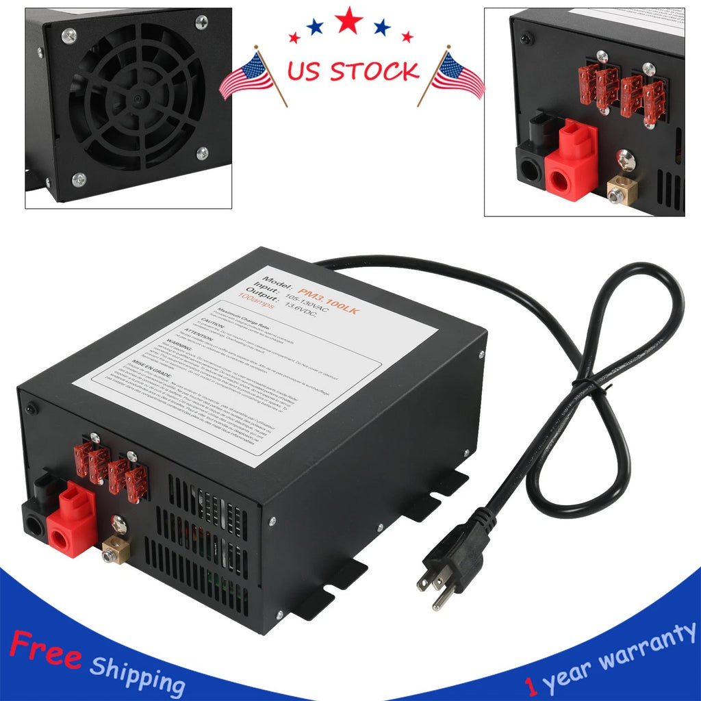 100 AMP Power Converter for RV (110V to 12VDC)
