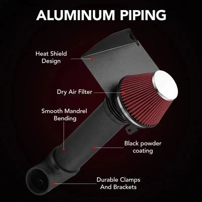 Cold Air Intake Kit for Chrysler 300 Dodge Challenger Charger 3.6L 5.7 (2011–2015)