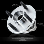 Set of 2 Front Wheel Bearing Hubs for Chevy Cobalt Pontiac G5 Saturn Ion (2003–2010)