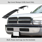 Stainless Black Grille for Dodge Ram (1994-2001)