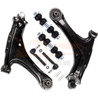Set of 6 Front Lower Control Arms & Tie Rods for Chevrolet Malibu (2004–2005)