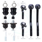 Set of 8 Ball Joints and Tie Rod Ends for Nissan Pickup (1995–1997)