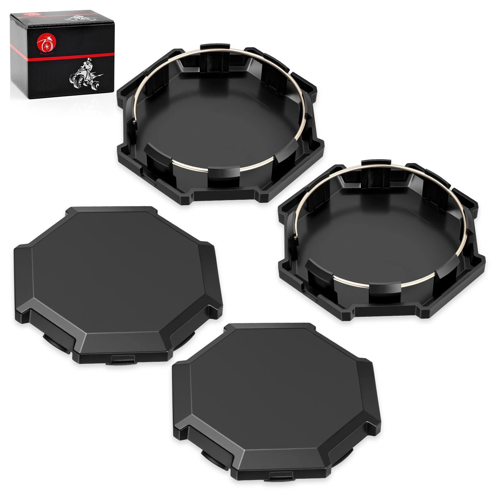 4 Pack Wheel Hub Caps for Polaris Sportsman XP 1000 / Touring XP 1000 (2017–2024)