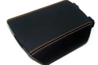Center Console Armrest Cover for Camaro (2010–2015) - Leather, Orange Stitch