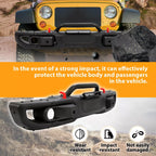 Front Bumper Steel for Jeep Wrangler JK (2007–2018) 10th Anniversary Style