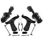 12pcs Front Struts w/ Coil Spring + Control Arms for Hyundai Veloster (2013–2017)
