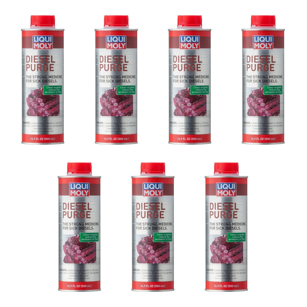 Set of 7 Liqui Moly Diesel Purge Fuel Additive (500ml each)