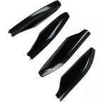 4 x Glossy Black Roof Rack Rail End Cover Caps for Toyota Prado (2010-2018)