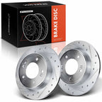 Drilled Rear Brake Rotors for Hyundai Elantra (2011–2020) Kia Soul (2014–2023)