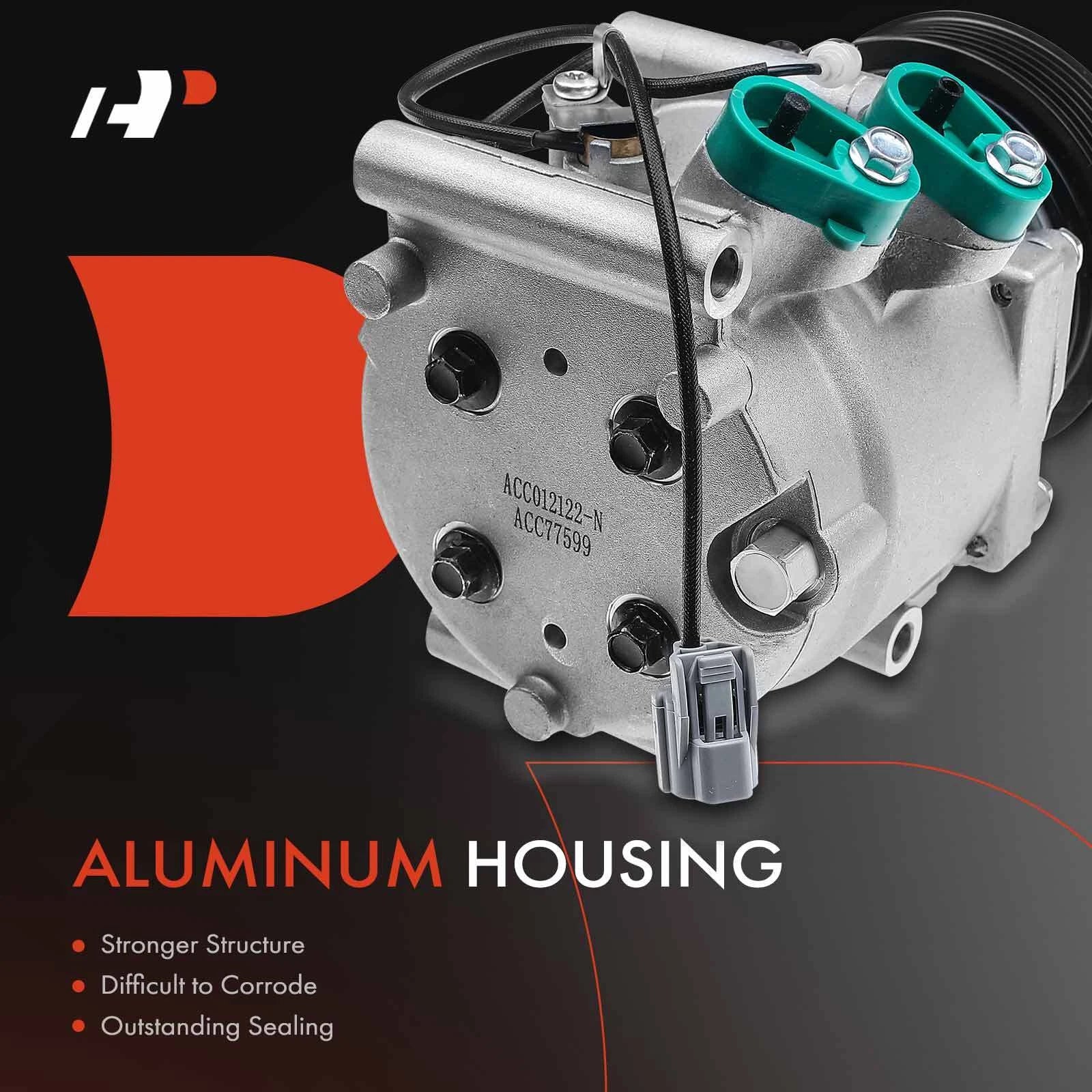 A/C Compressor with Clutch for Honda Civic (2001-2002)