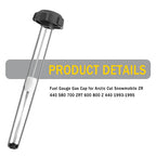 Fuel Gauge for Arctic Cat Snowmobile Z 440 ZR 440/580/700 ZRT/600/800 (1995–2008)