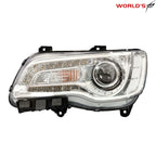 Headlight for Chrysler 300 (2018–2023) Halogen Chrome Driver Side