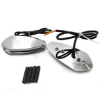 LED Signal Block Off Base Plate Chrome for Yamaha R6 YZF (1999–2007)