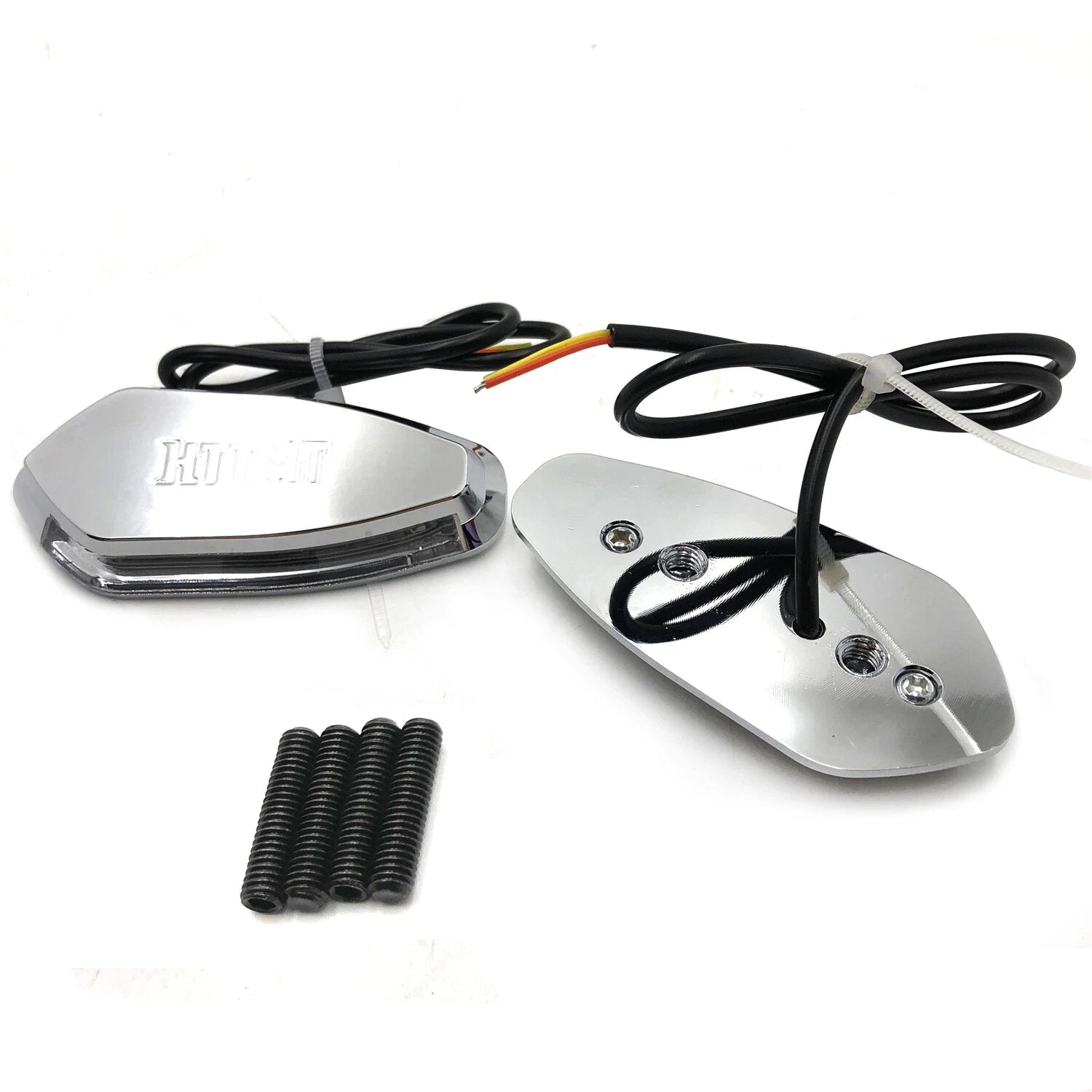 LED Signal Block Off Base Plate Chrome for Yamaha R6 YZF (1999–2007)